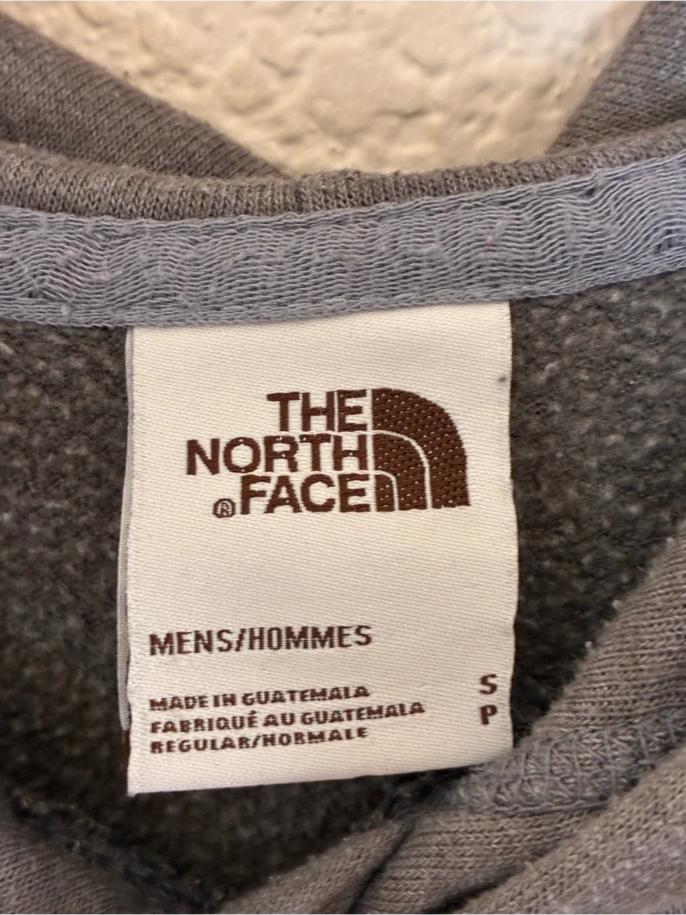 The North Face | Gray cotton blend kangaroo pocket hoodie sweatshirt men’s small